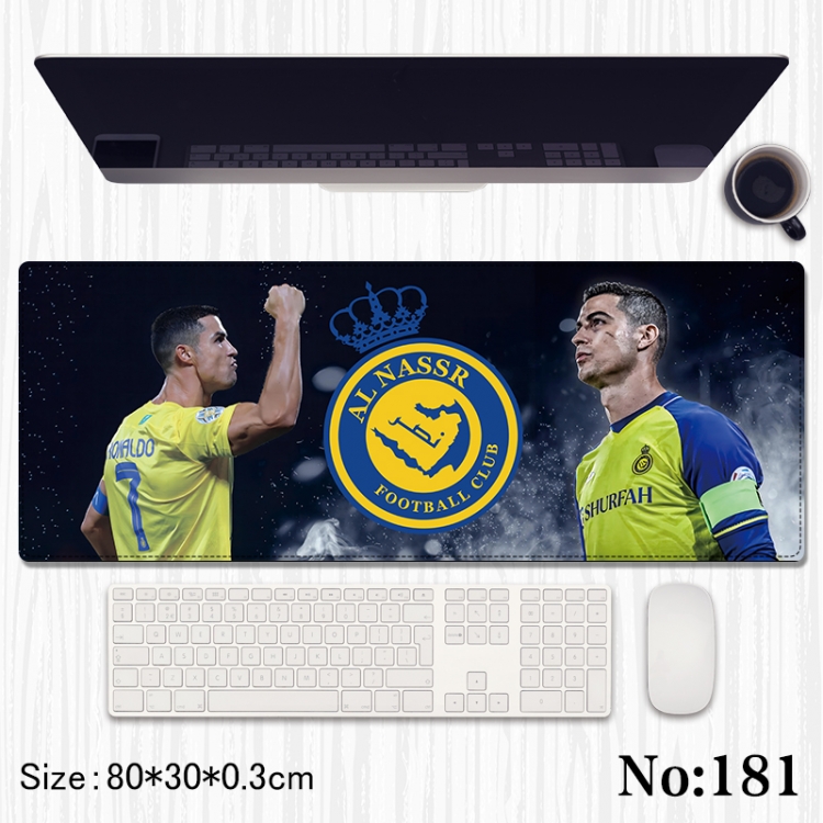 C Luo peripheral computer mouse pad office desk pad multifunctional pad 80X30X0.3cm