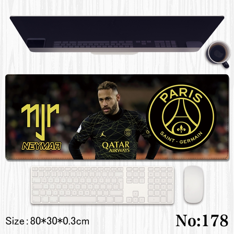 Neymar peripheral computer mouse pad office desk pad multifunctional pad 80X30X0.3cm