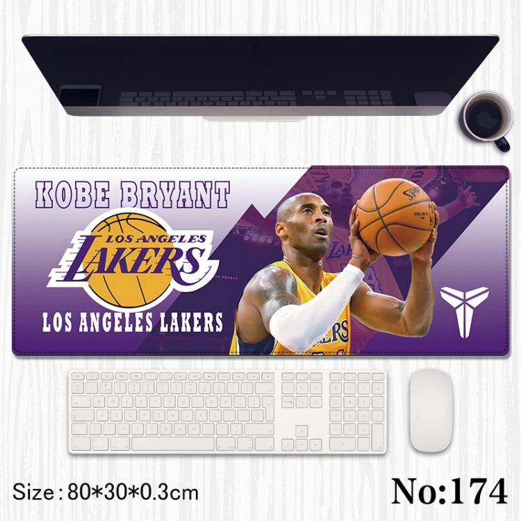 KOBE peripheral computer mouse pad office desk pad multifunctional pad 80X30X0.3cm