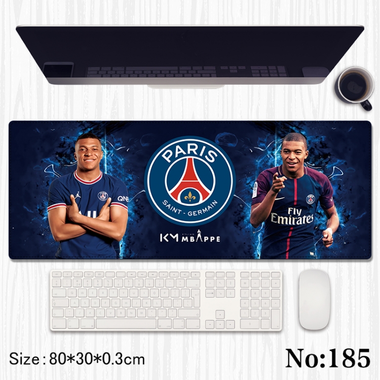 Mbappe peripheral computer mouse pad office desk pad multifunctional pad 80X30X0.3cm