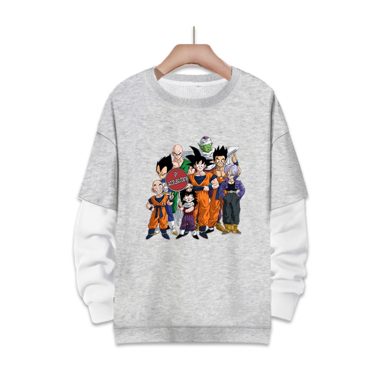 DRAGON BALL Anime fake two-piece thick round neck sweater from S to 3XL