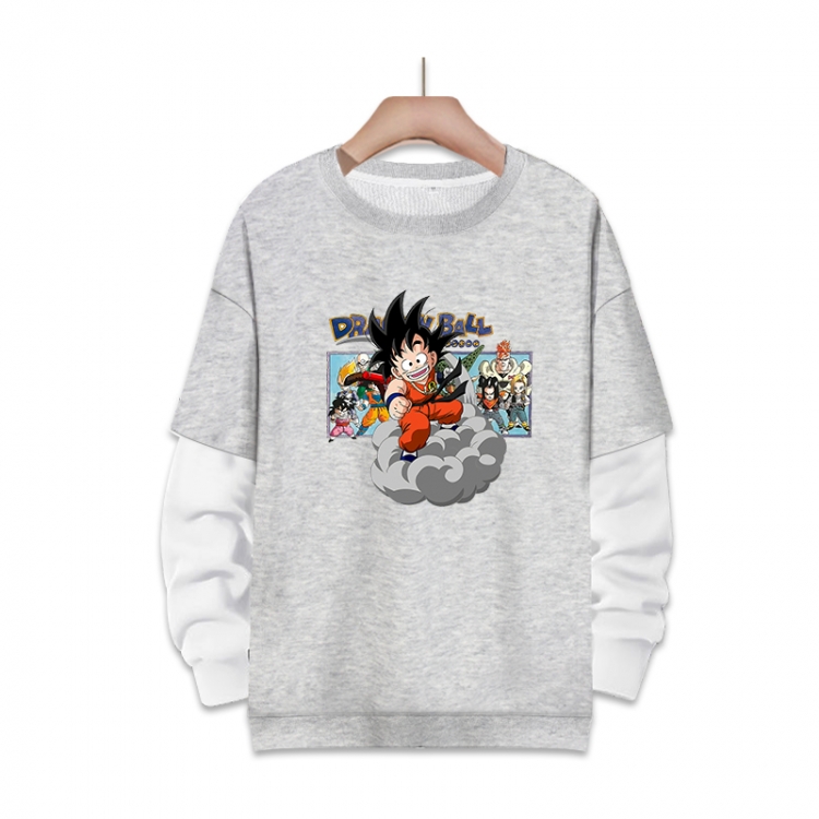DRAGON BALL Anime fake two-piece thick round neck sweater from S to 3XL