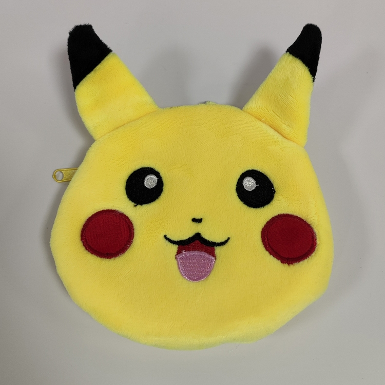 Pokemon Plush circular zero wallet pendant 12x11cm