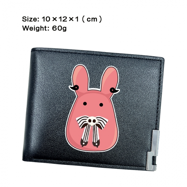 Toilet-bound Hanako-kun  Anime Peripheral PU Half Fold Black Leather Wallet Zero Wallet 10x12x1cm