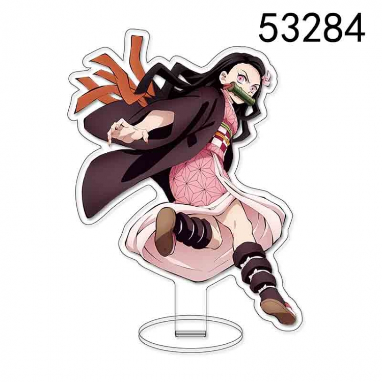 Demon Slayer Kimets Anime characters acrylic Standing Plates Keychain 15CM 53284