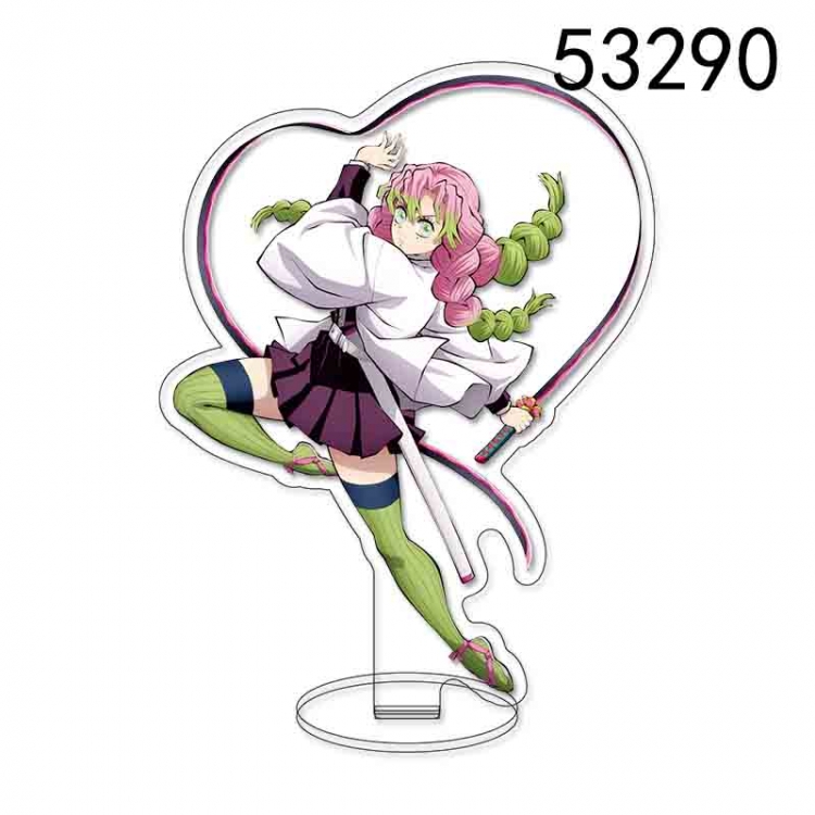 Demon Slayer Kimets Anime characters acrylic Standing Plates Keychain 15CM 53290