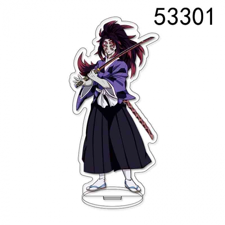 Demon Slayer Kimets Anime characters acrylic Standing Plates Keychain 15CM 53301