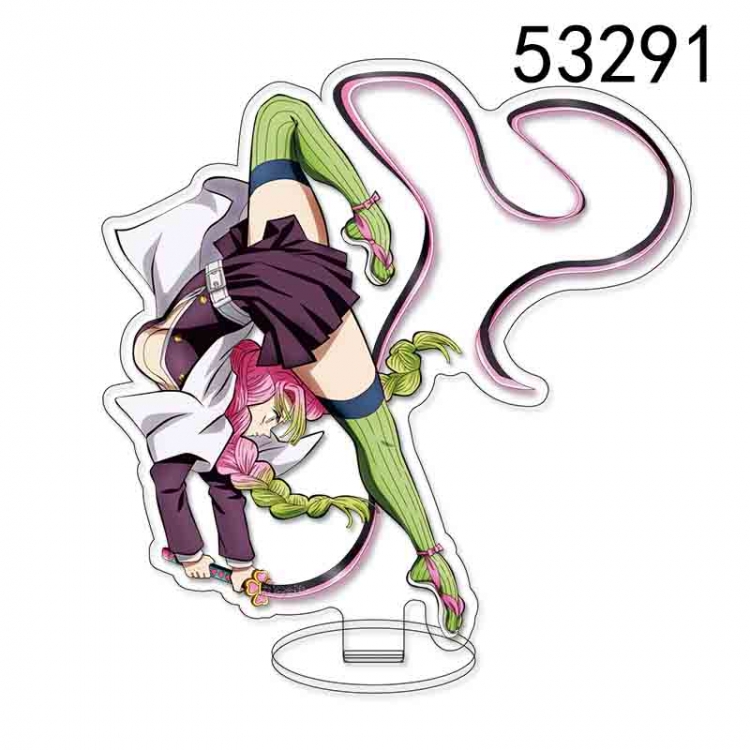 Demon Slayer Kimets Anime characters acrylic Standing Plates Keychain 15CM 53291