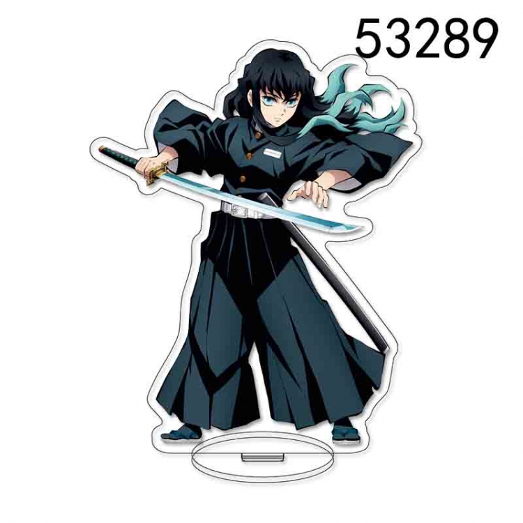 Demon Slayer Kimets Anime characters acrylic Standing Plates Keychain 15CM 53289