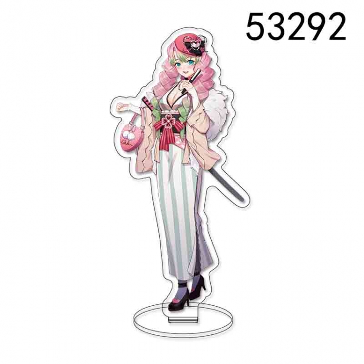 Demon Slayer Kimets Anime characters acrylic Standing Plates Keychain 15CM 53292
