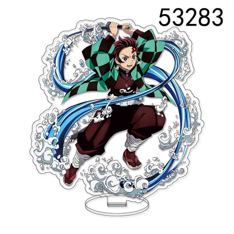 Demon Slayer Kimets Anime characters acrylic Standing Plates Keychain 15CM 53283