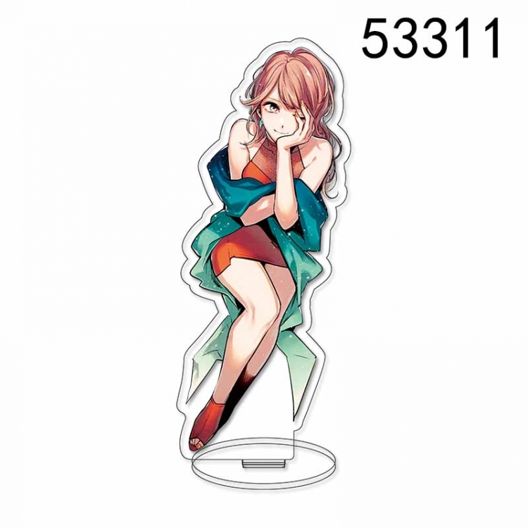 Oshi no ko Anime characters acrylic Standing Plates Keychain 15CM 53311