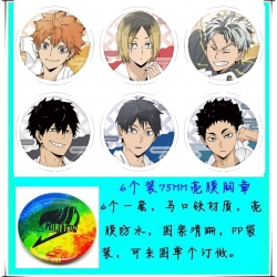 Haikyuu!! Anime round Badge Br...