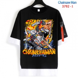 Chainsaw man Cotton Crew Neck ...