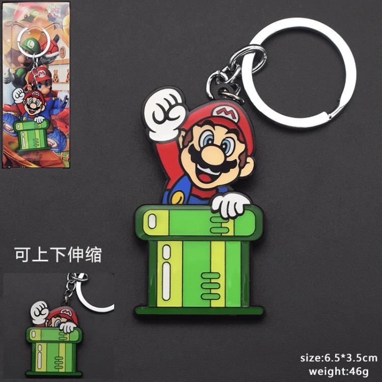 Super Mario Anime peripheral retractable keychain