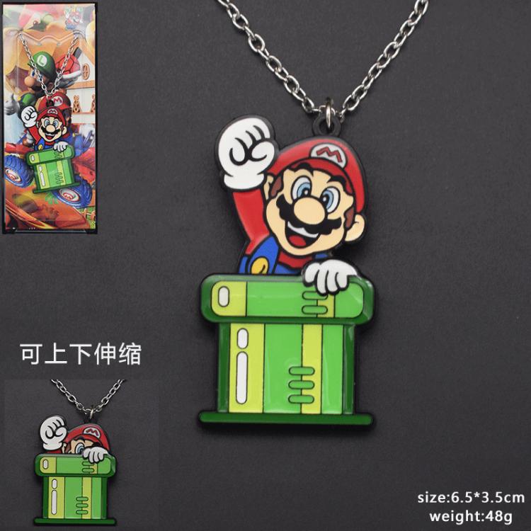 Super Mario Anime peripheral adjustable necklace pendant
