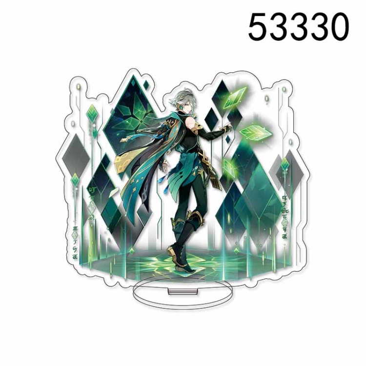 Genshin Impact Anime characters acrylic Standing Plates Keychain 15CM 53330