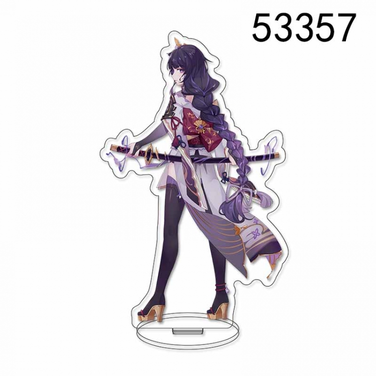Genshin Impact Anime characters acrylic Standing Plates Keychain 15CM 53357