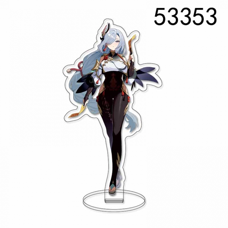 Genshin Impact Anime characters acrylic Standing Plates Keychain 15CM 53353