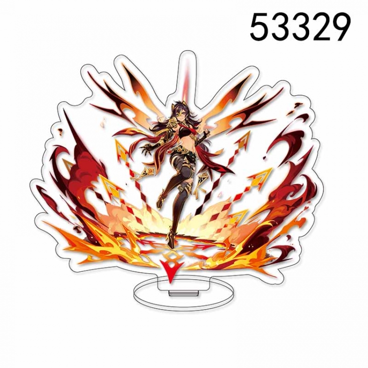 Genshin Impact Anime characters acrylic Standing Plates Keychain 15CM 53329