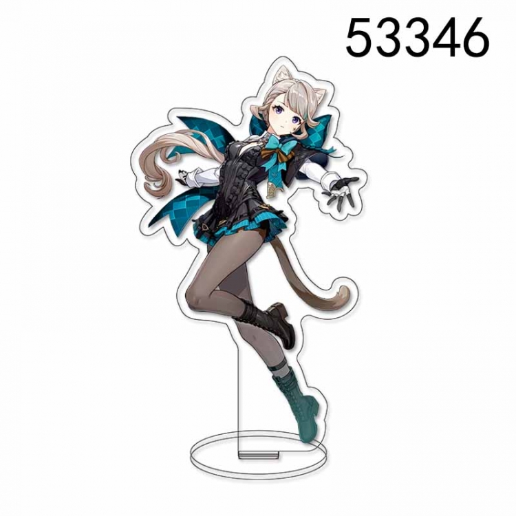 Genshin Impact Anime characters acrylic Standing Plates Keychain 15CM 53346