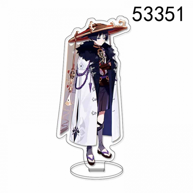 Genshin Impact Anime characters acrylic Standing Plates Keychain 15CM 53351