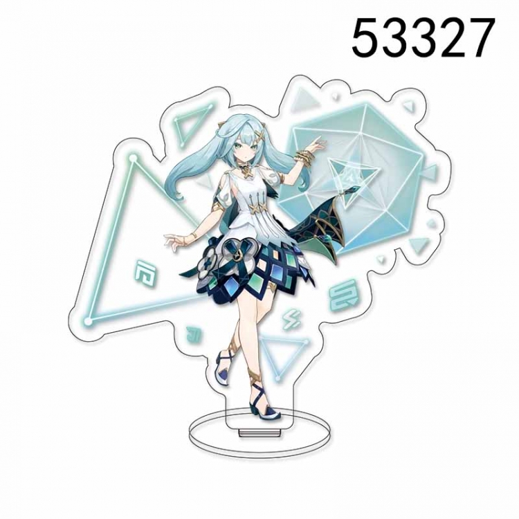 Genshin Impact Anime characters acrylic Standing Plates Keychain 15CM 53327