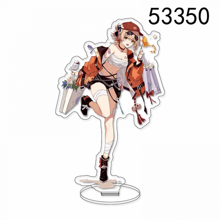 Genshin Impact Anime characters acrylic Standing Plates Keychain 15CM 53350