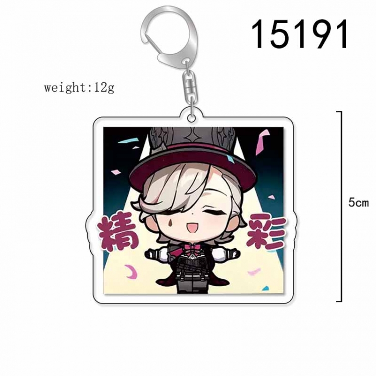 Genshin Impact Anime Acrylic Keychain Charm price for 5 pcs 15191