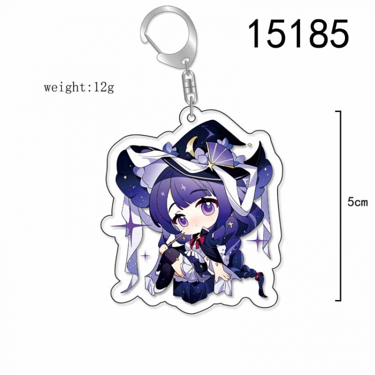 Genshin Impact Anime Acrylic Keychain Charm price for 5 pcs 15185