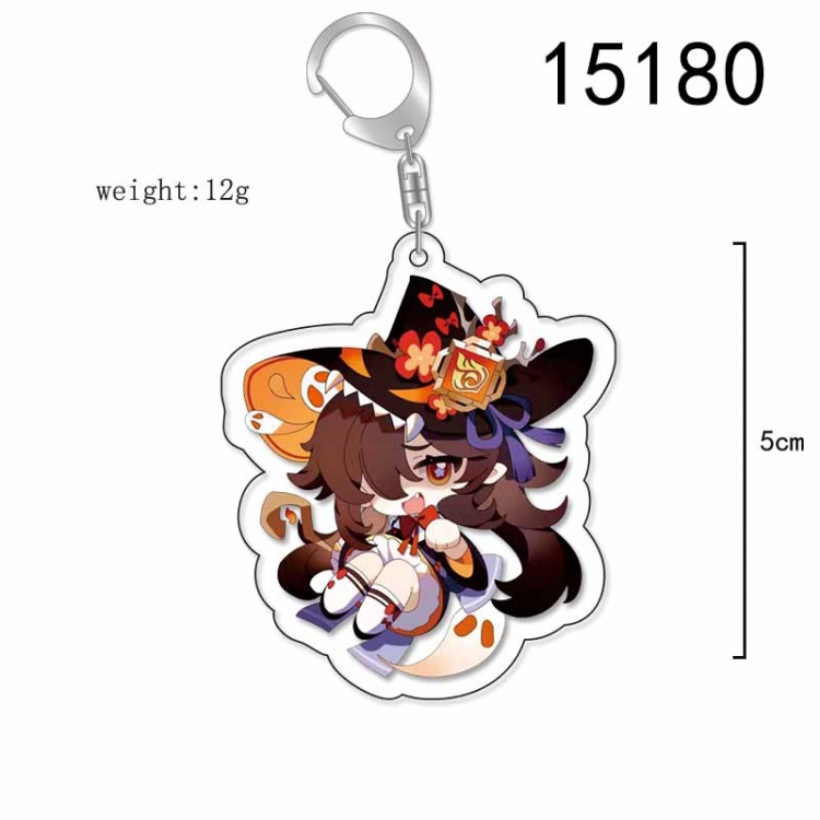 Genshin Impact Anime Acrylic Keychain Charm price for 5 pcs 15180