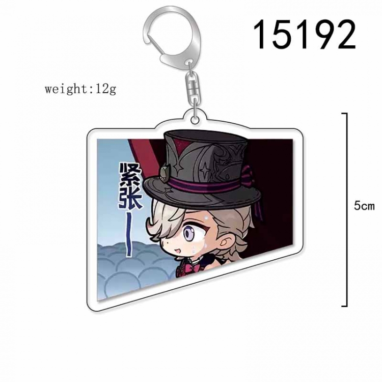 Genshin Impact Anime Acrylic Keychain Charm price for 5 pcs 15192