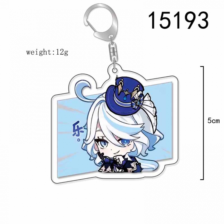 Genshin Impact Anime Acrylic Keychain Charm price for 5 pcs 15193