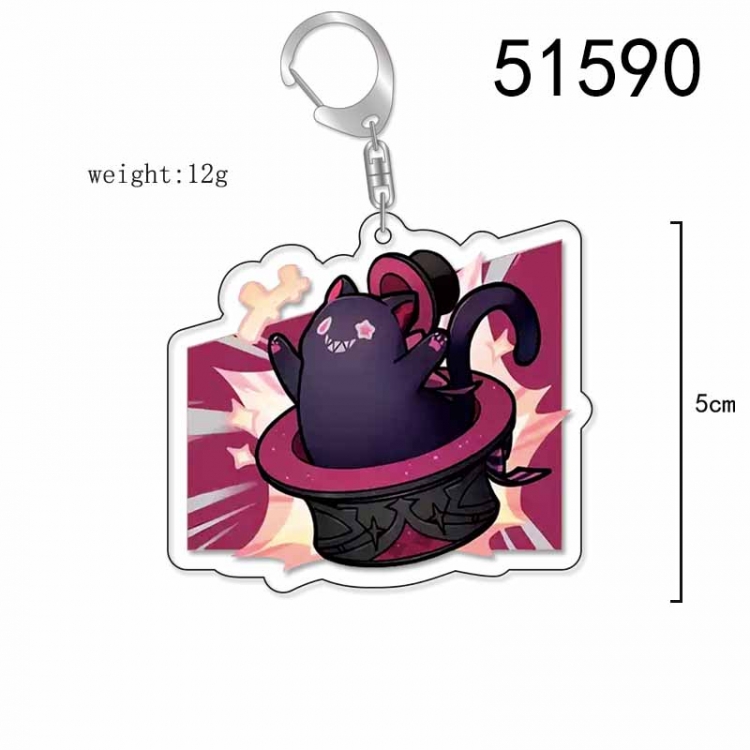 Genshin Impact Anime Acrylic Keychain Charm price for 5 pcs 15190