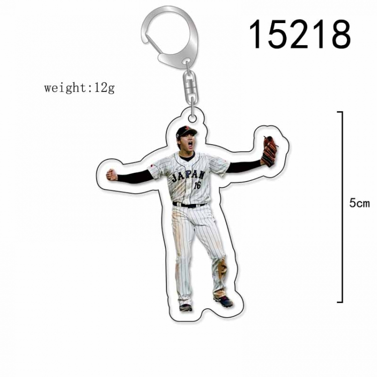 baseballer Anime Acrylic Keychain Charm price for 5 pcs 15218