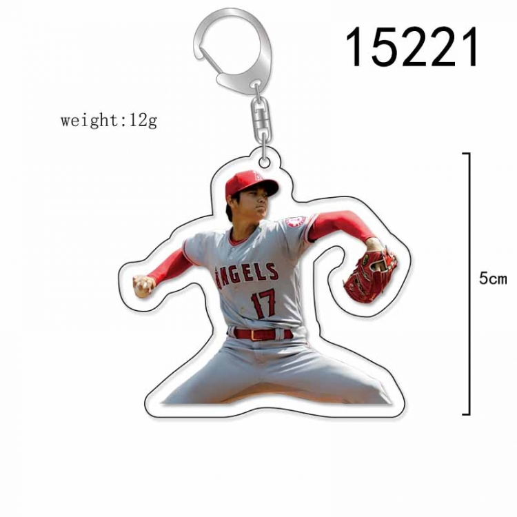 baseballer Anime Acrylic Keychain Charm price for 5 pcs 15221