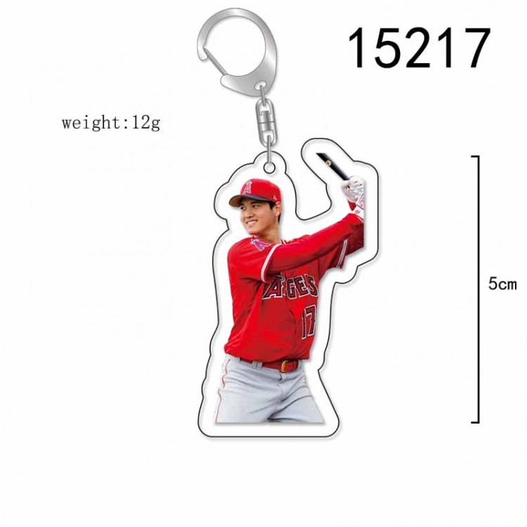 baseballer Anime Acrylic Keychain Charm price for 5 pcs 15217