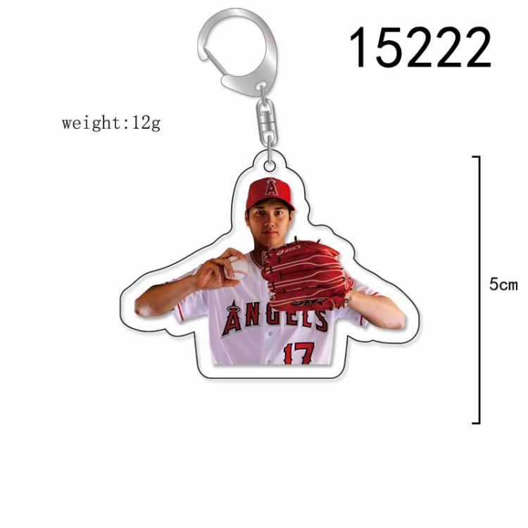 baseballer Anime Acrylic Keychain Charm price for 5 pcs 15222