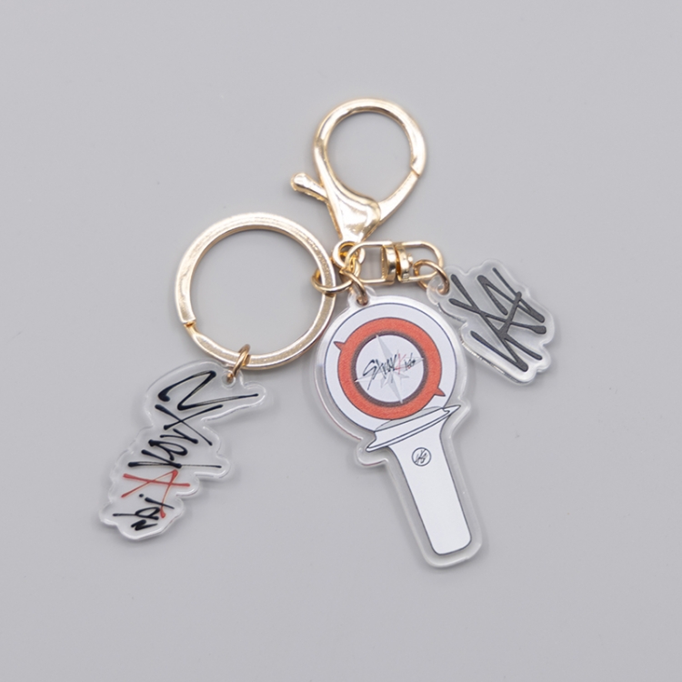 Straykids  Star Surrounding Acrylic 3 Pendant Keychain Pendant price for 5 pcs A339