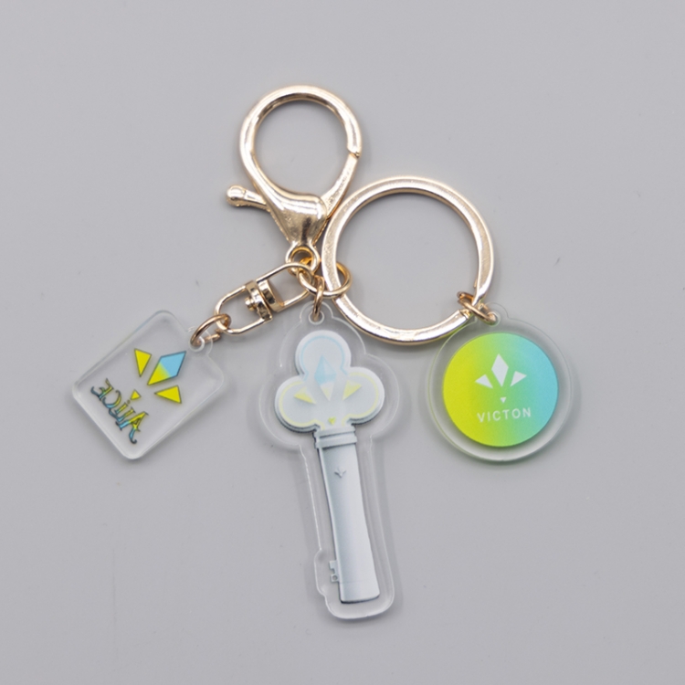 VICTON Star Surrounding Acrylic 3 Pendant Keychain Pendant price for 5 pcs A351