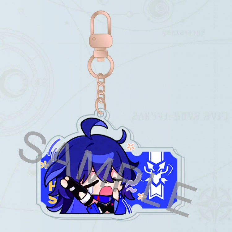 Honkai: Star Rail Anime peripheral acrylic keychain pendant price for 5 pcs