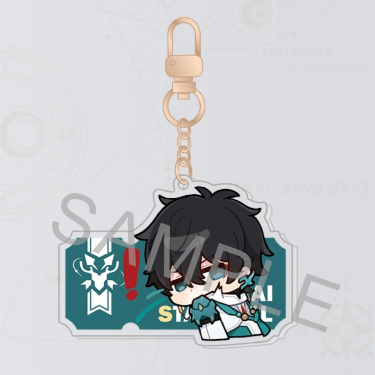 Honkai: Star Rail Anime peripheral acrylic keychain pendant price for 5 pcs