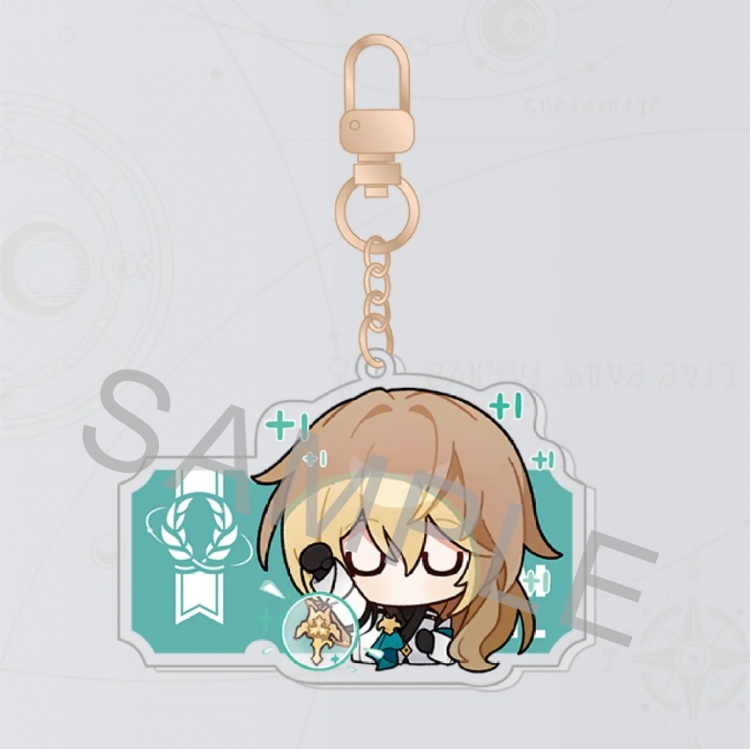 Honkai: Star Rail Anime peripheral acrylic keychain pendant price for 5 pcs