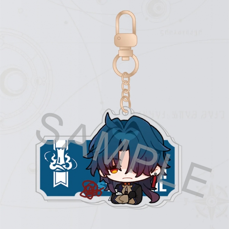 Honkai: Star Rail Anime peripheral acrylic keychain pendant price for 5 pcs