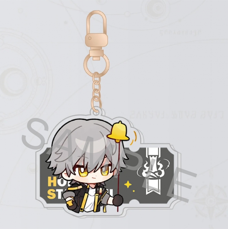 Honkai: Star Rail Anime peripheral acrylic keychain pendant price for 5 pcs