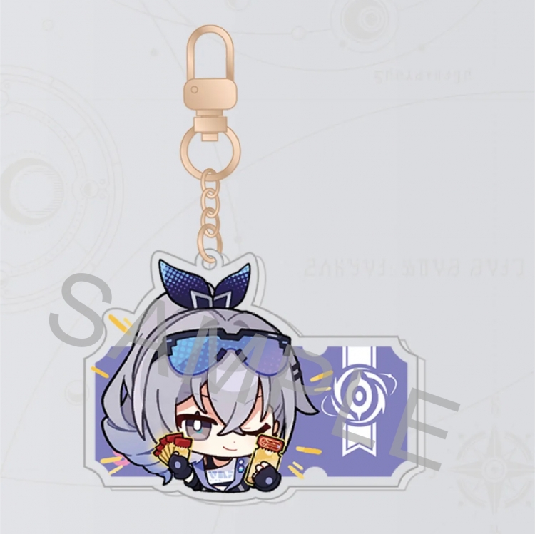 Honkai: Star Rail Anime peripheral acrylic keychain pendant price for 5 pcs