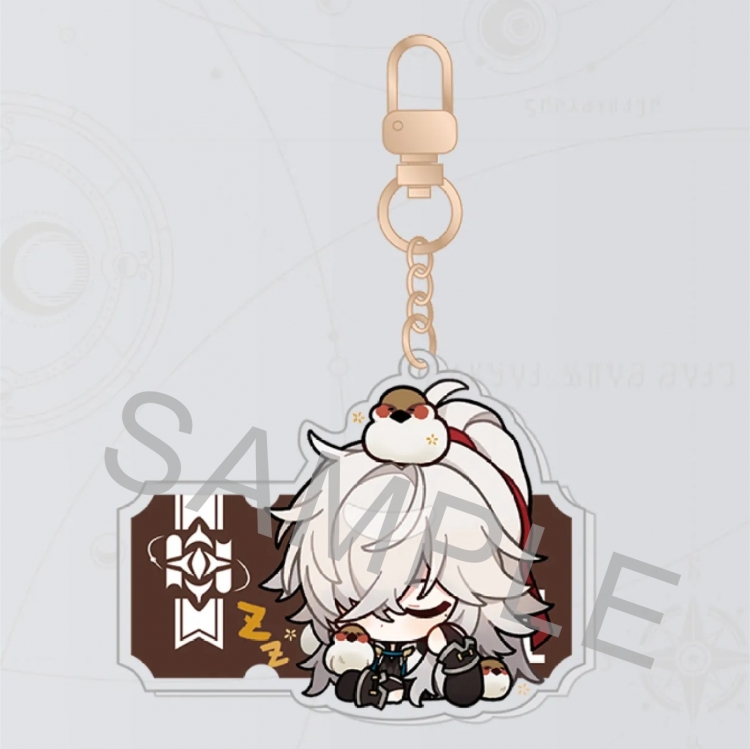 Honkai: Star Rail Anime peripheral acrylic keychain pendant price for 5 pcs