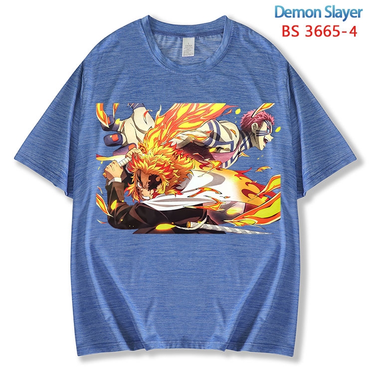 Demon Slayer Kimets  ice silk cotton loose and comfortable T-shirt from XS to 5XL BS-3665-4