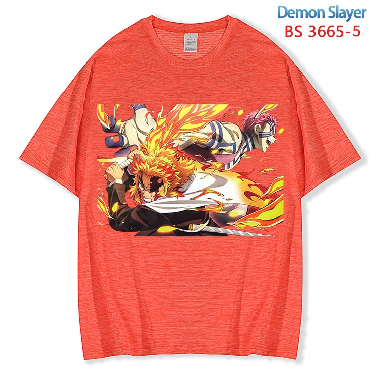 Demon Slayer Kimets  ice silk cotton loose and comfortable T-shirt from XS to 5XL  BS-3665-5