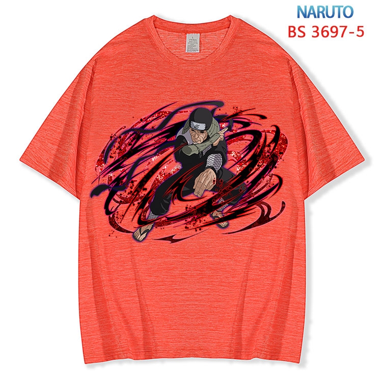 Demon Slayer Kimets Anime peripheral pure cotton washed and worn T-shirt from S to 4XL BS-3697-5